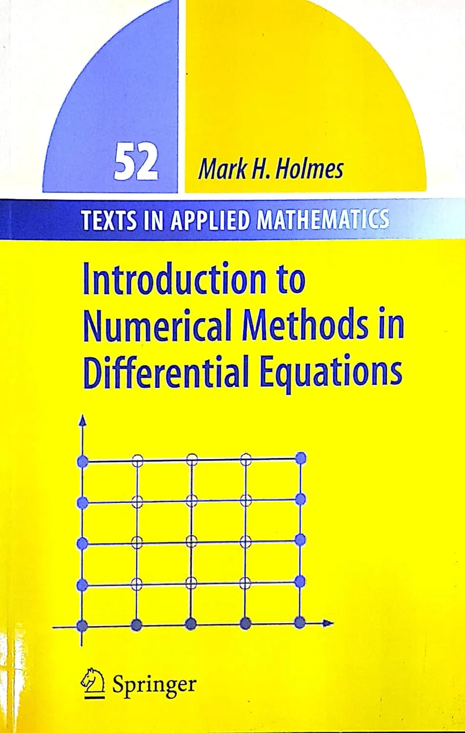 Introduction To Numerical Methods In Differential Equations