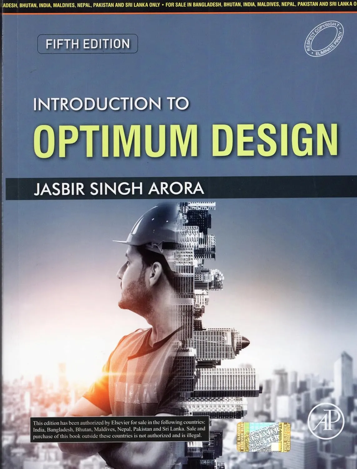 Introduction to Optimum Design | 5th Edition | Paperback