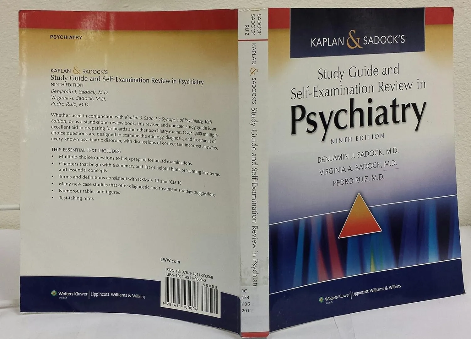 Kaplan and Sadock's Study Guide and Self-Examination Review in Psychiatry | 9e | Paperback