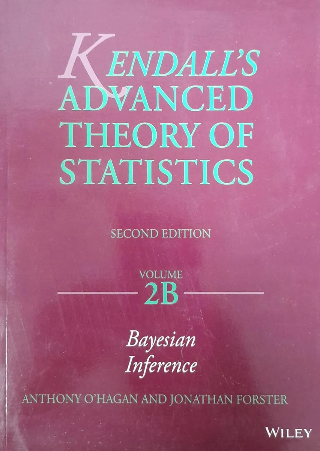 Kendall's Advanced Theory of Statistics | 2nd Edition | Volume 2 B | Paperback