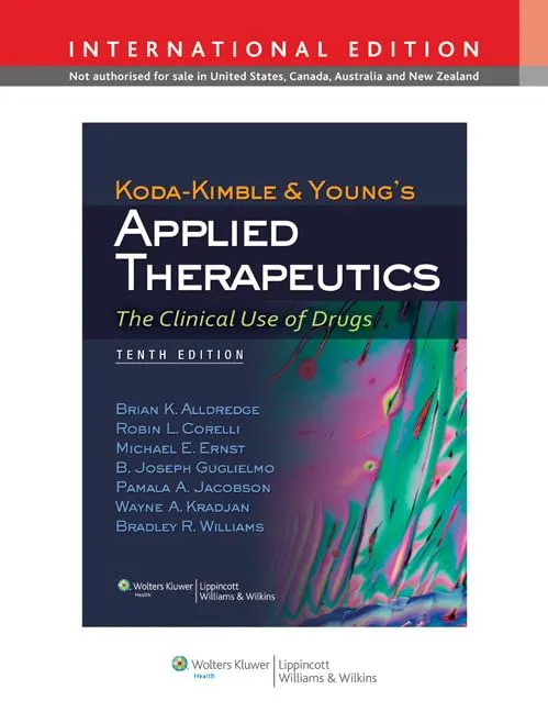 Koda-Kimble and Young's Applied Therapeutics | 10th Edition | Hardcover