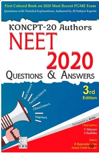 KONCPT-20Authors NEET 2020 Questions and Answers | Third Edition | Paperback