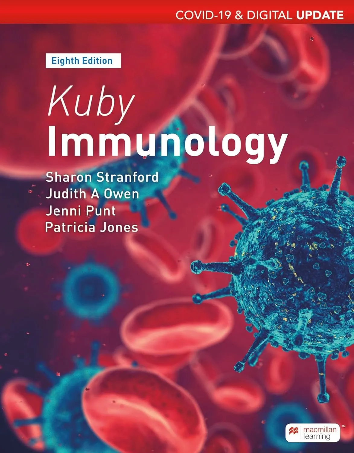 Kuby Immunology Covid 19 And Digital Update 8th Edition | PaperbackAdapted Edition