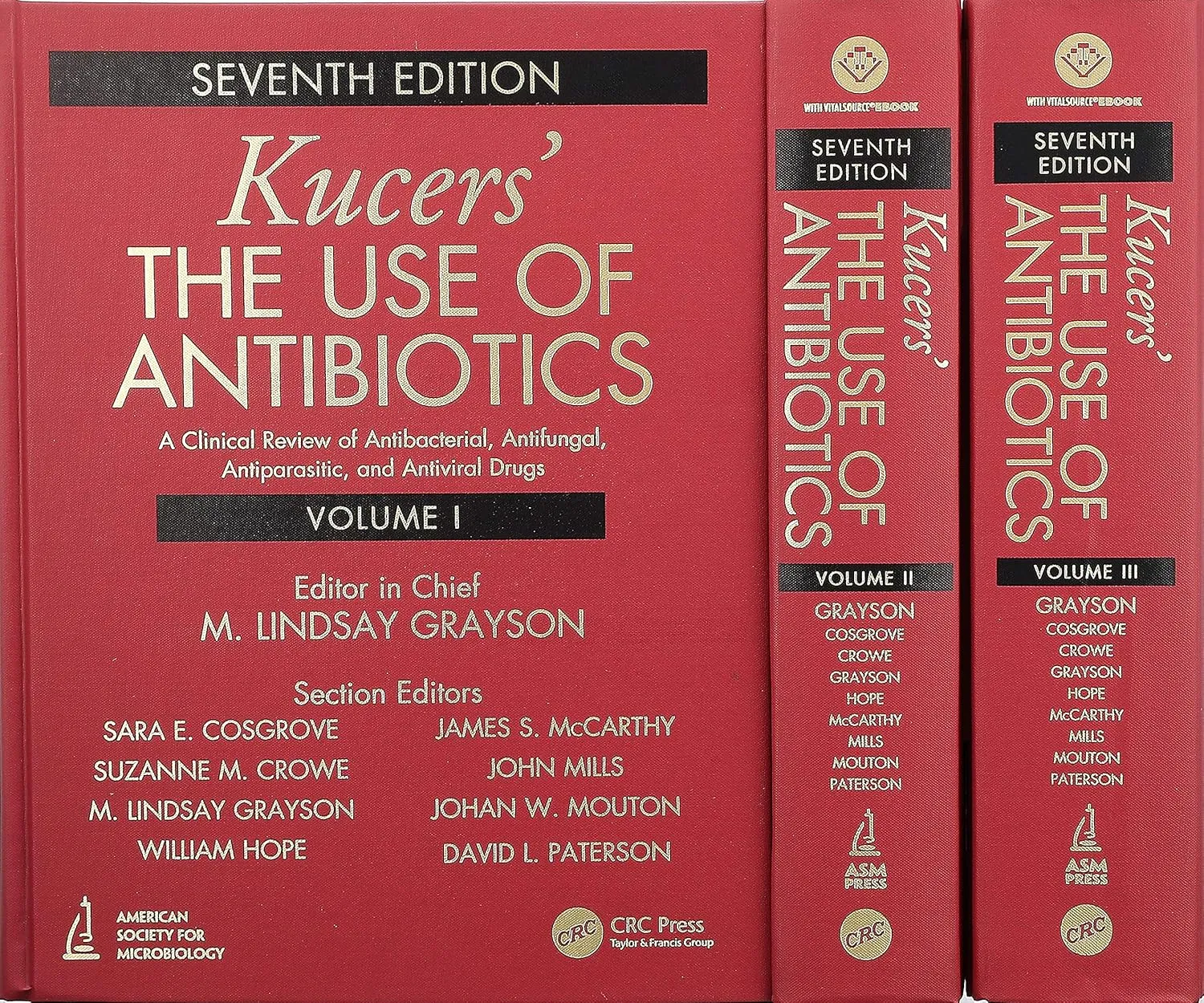 Kucers' The Use of Antibiotics | 7th Edition | 3 Volume Set | Hardcover