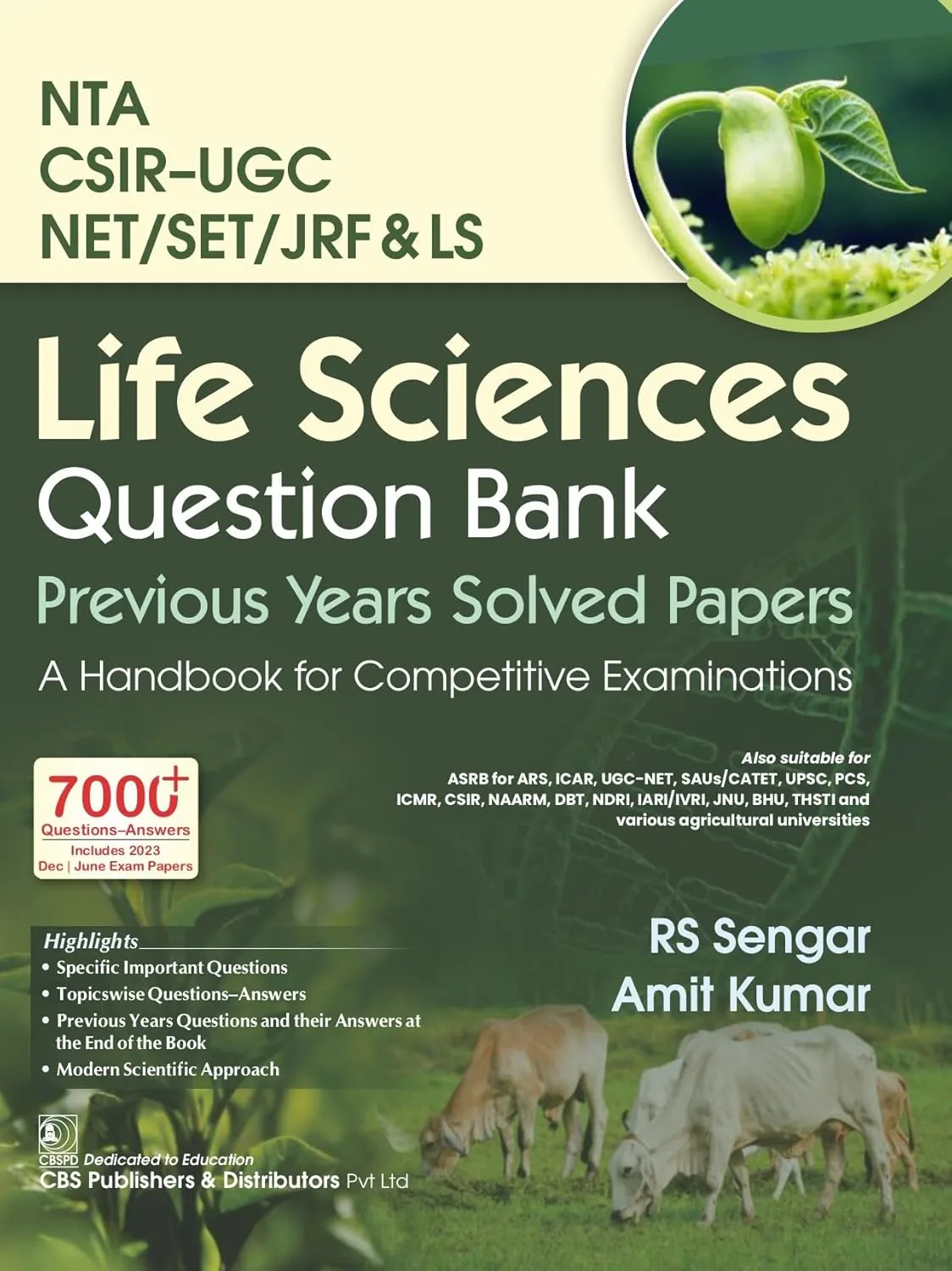 Life Sciences Question Bank Previous Year Solver Papers A Handbook For Competitive Examination Nta Csir-Ugc Net/Set/Jrf and Ls | Paperback