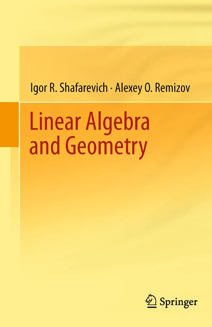 Linear Algebra And Geometry | Paperback