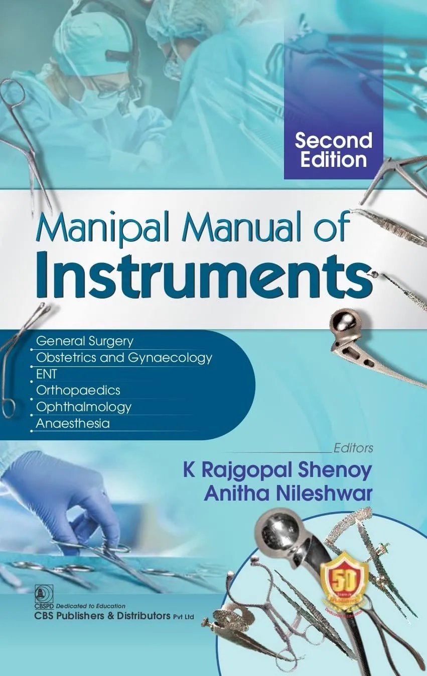 Manipal Manual Of Intruments | 2nd Edition | Paperback