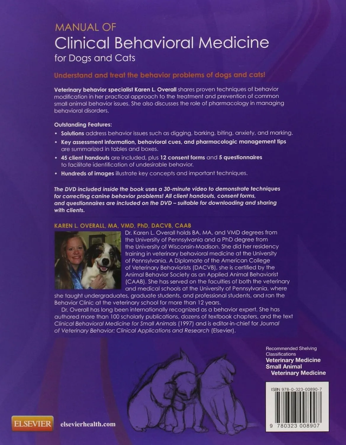 Manual of Clinical Behavioral Medicine for Dogs and Cats | With CD | Paperback