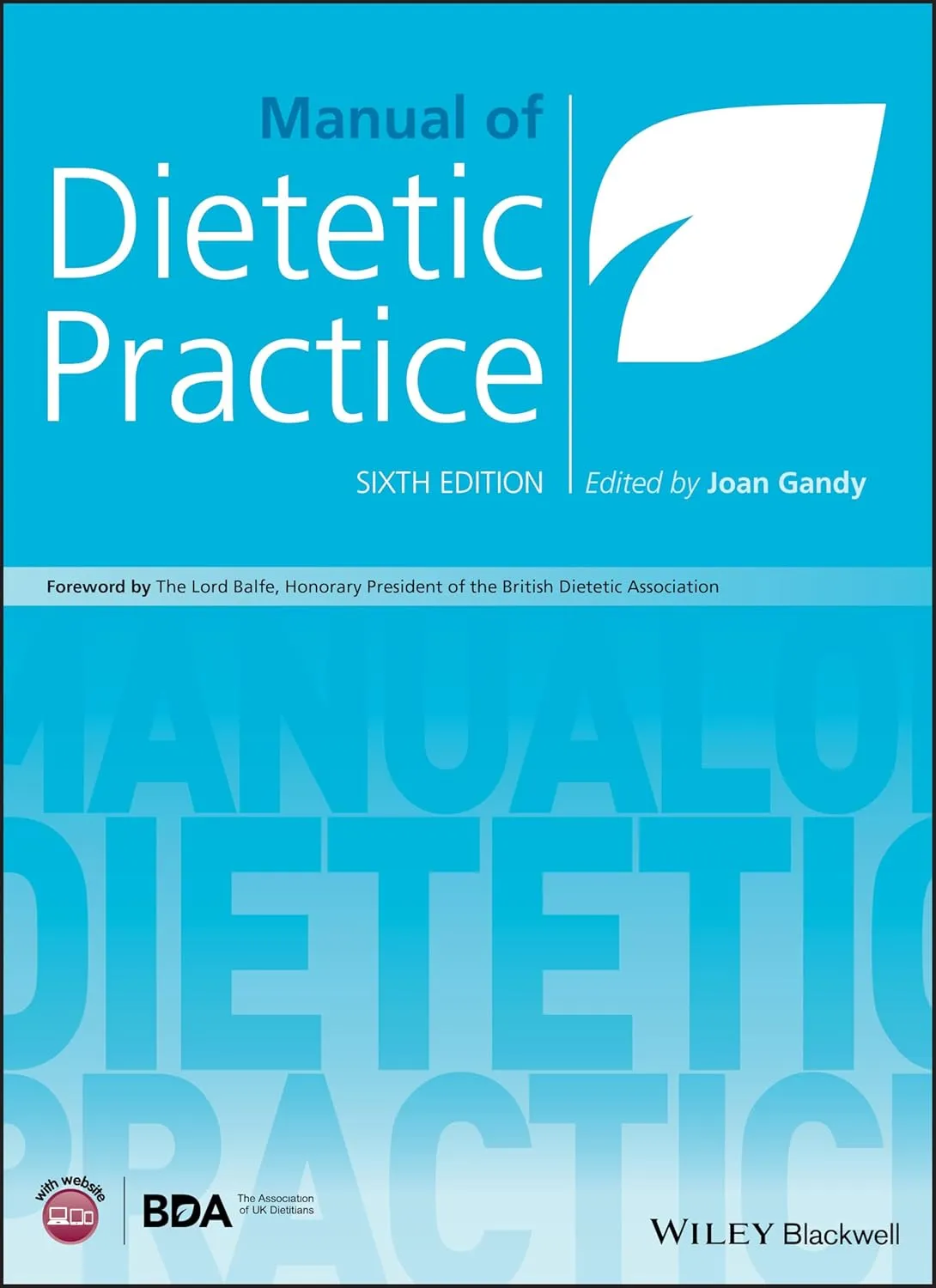 Manual Of Dietetic Practice 6th Edition | Hardcover