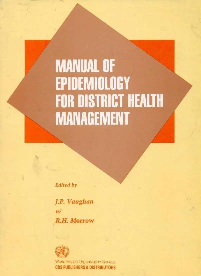 Manual Epidemiology District Health Management