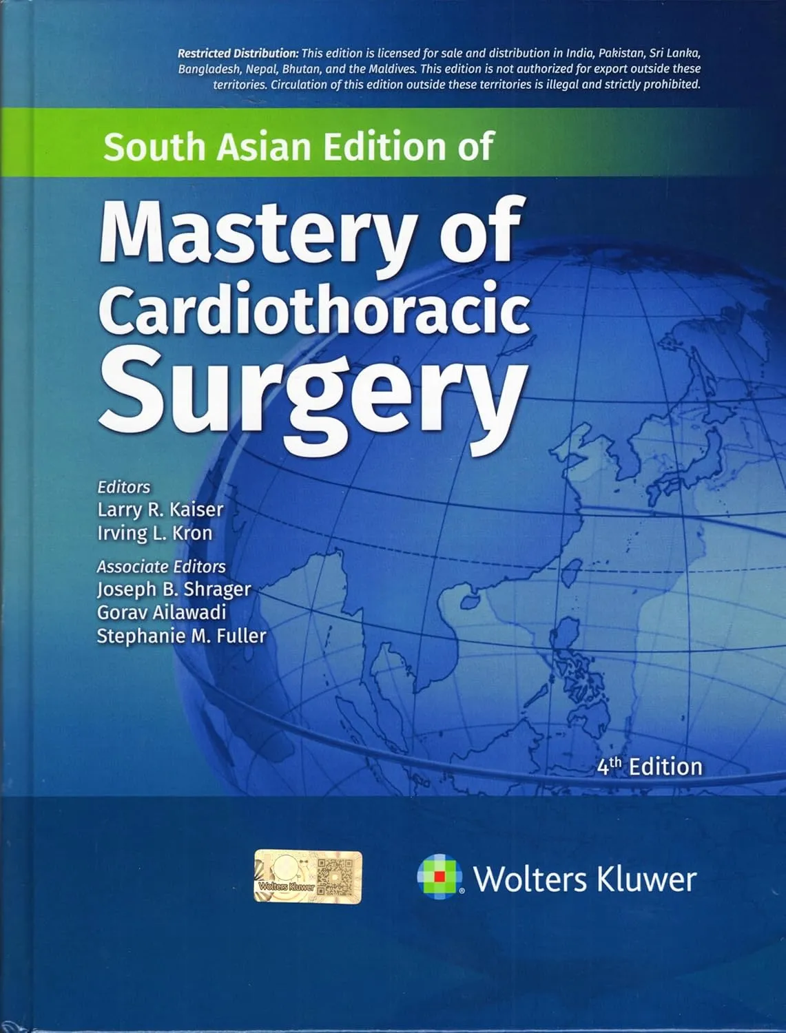 Mastery Of Cardiothoracic Surgery 4th Editiond (Sae) | Hardcover