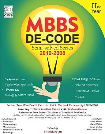 MBBS Decode Semi Solved Series 2nd Year (The Tamil Nadu Dr MGR Medical University) | Paperback