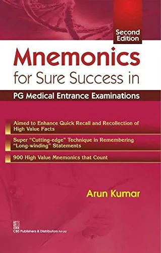 Mnemonics | for Sure Success in -PG Medical Entrance Examinations 2nd Edition