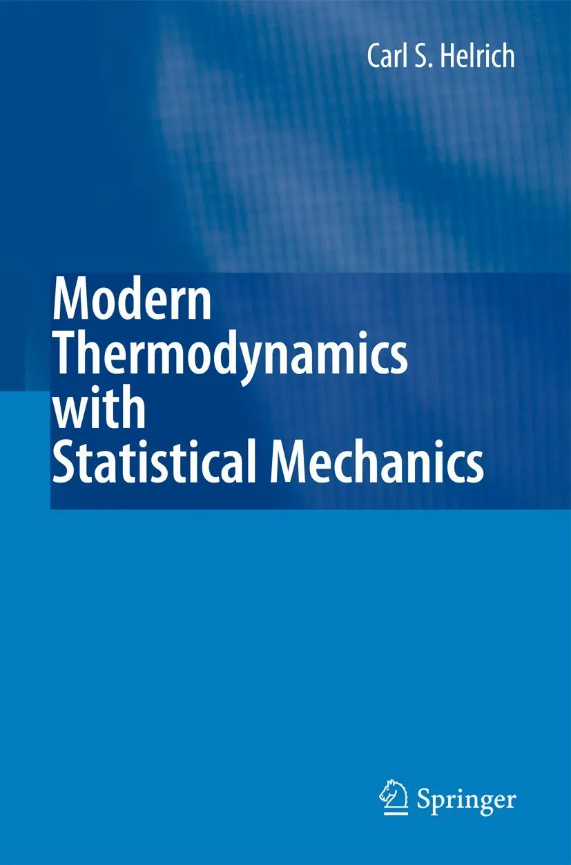 Modern Thermodynamics with Statistical Mechanics | Hardcover