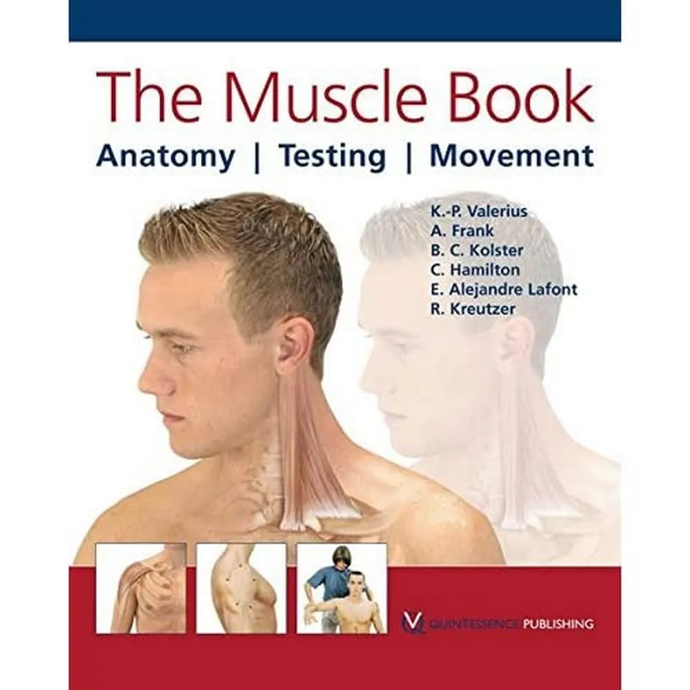 The Muscle Book Anatomy | Testing | Movement | Paperback