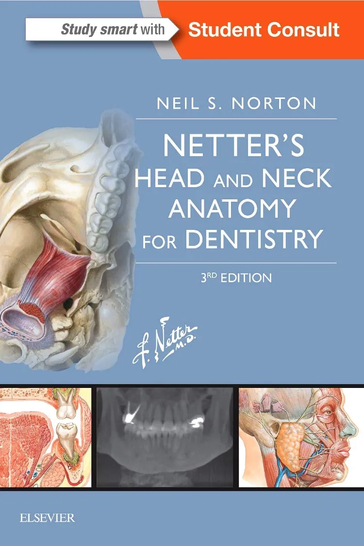 Netter's Head and Neck Anatomy for Dentistry | Third Edition | Paperback
