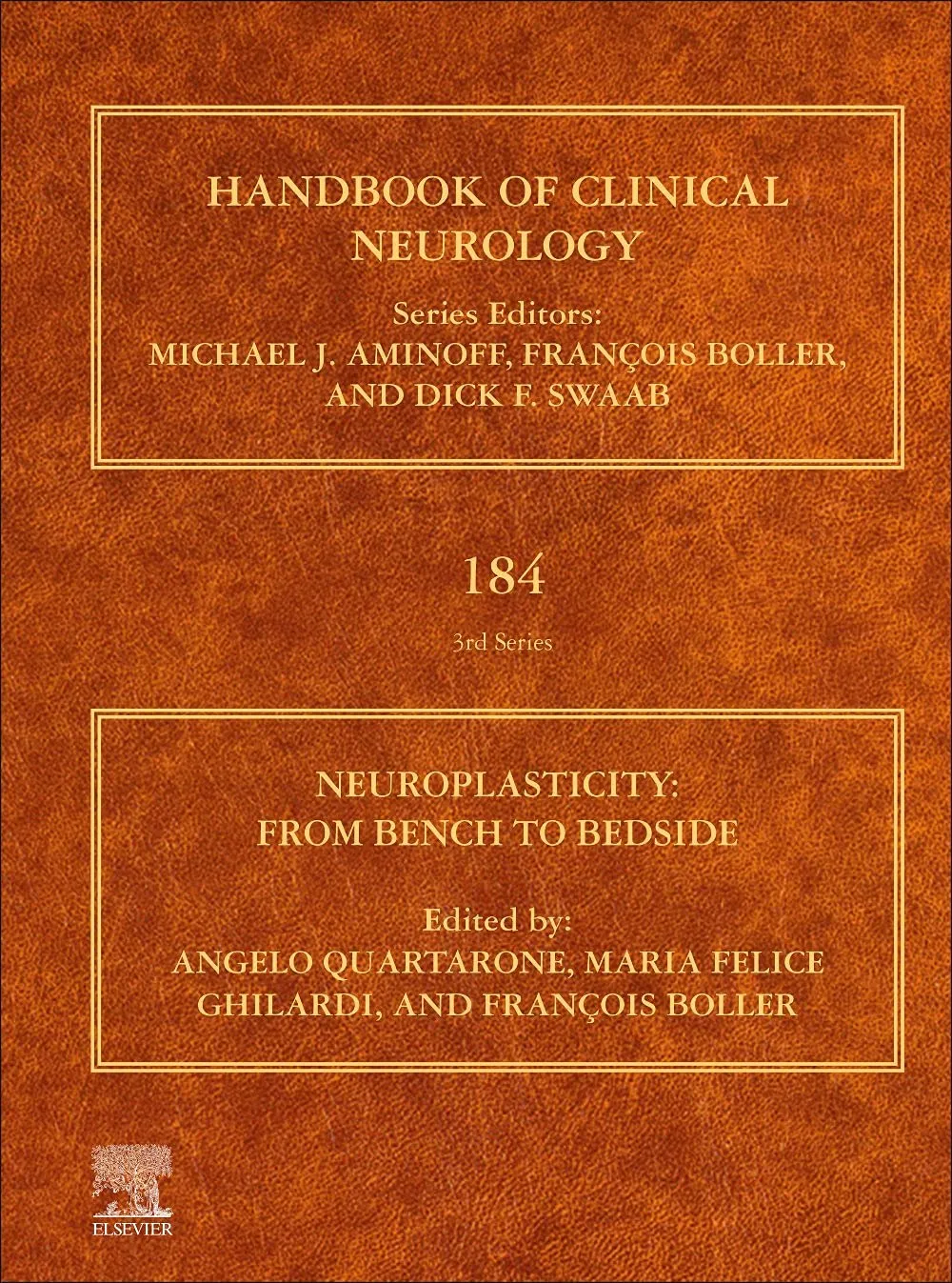 Neuroplasticity From Bench To Bedside 3Rd Series Volume 184 | Hardcover