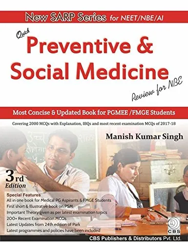 New Sarp Seires For Neet/Nbe/Ai Preventive and Social Medicine | Third Edition | Paperback