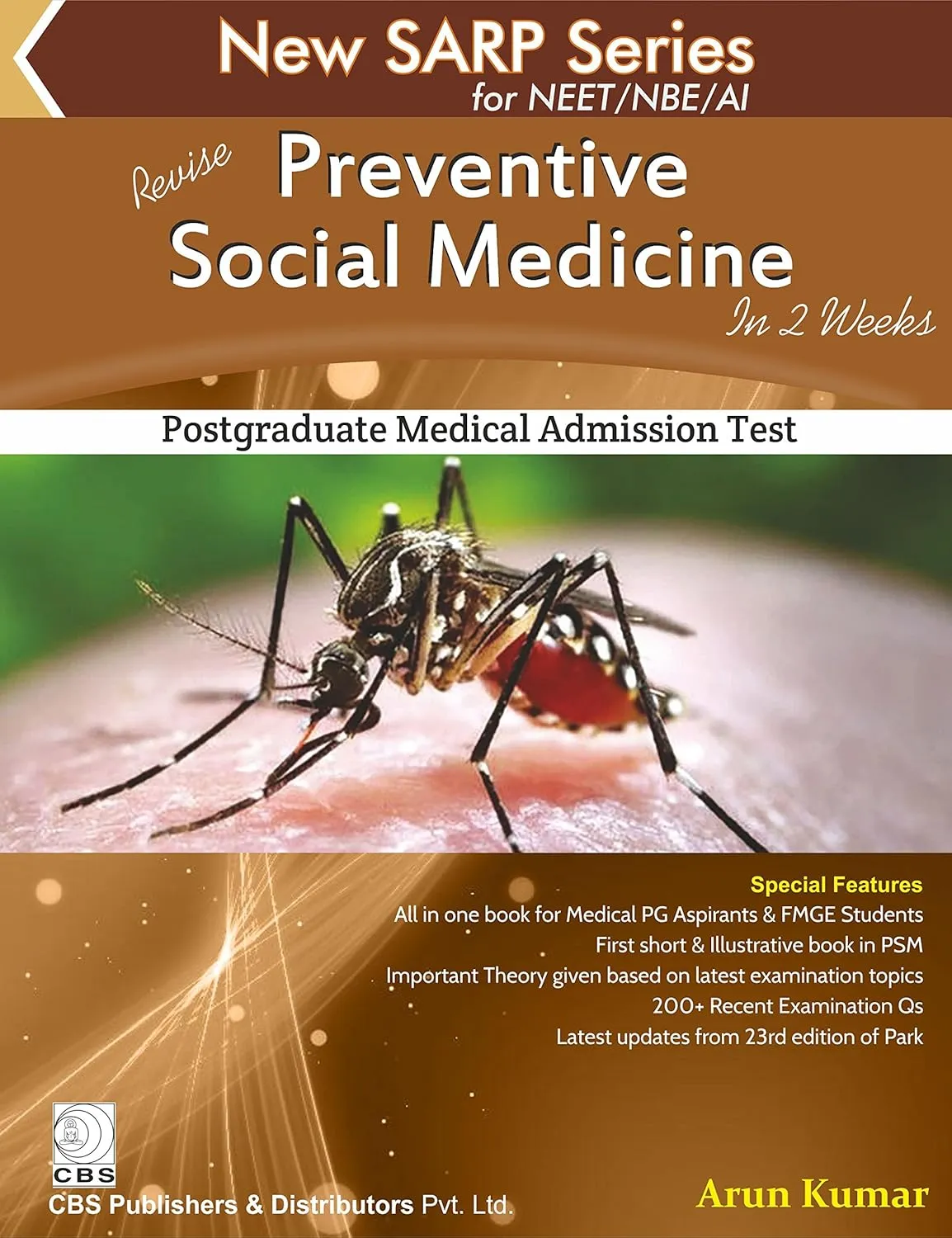 New SARP Series For NEET NBE AI Preventive Social Medicine | Paperback
