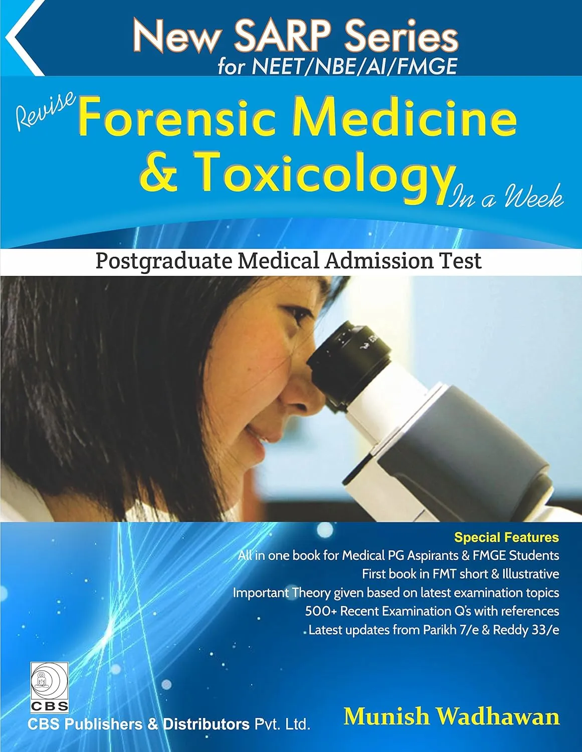 New SARP Series for NEET / NBE / AI Revise Forensic Medicine and Toxicology in a Week | Paperback