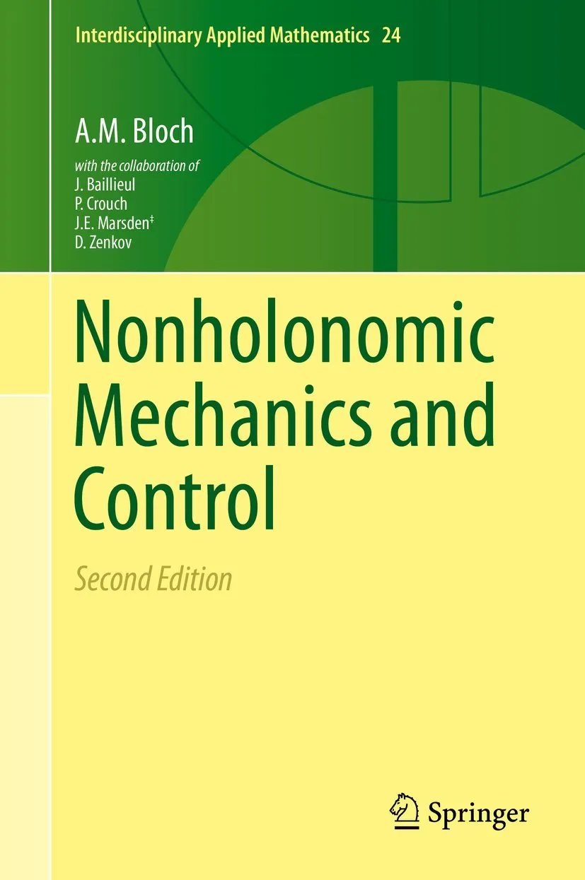 Nonholonomic Mechanics and Control | 2nd Edition | Hardcover