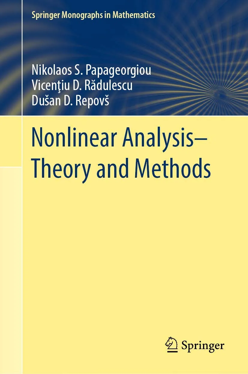 Nonlinear Analysis Theory and Methods | Hardcover