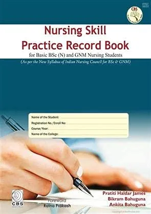 Nursing Skill Practice Record Book For Basic Bsc and Gnm Nursing Students | Hardcover