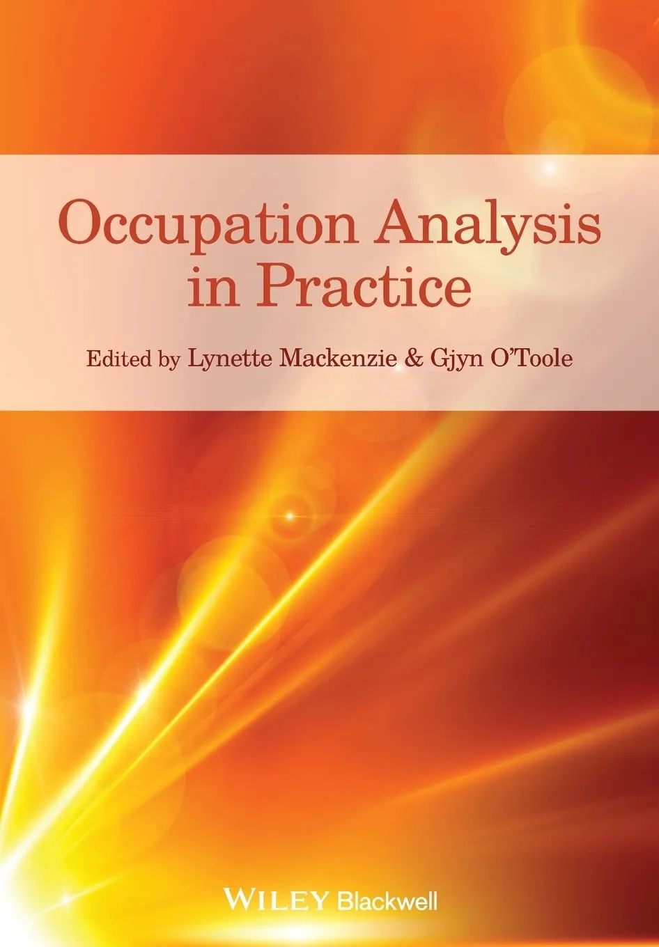 Occupation Analysis in Practice | Paperback