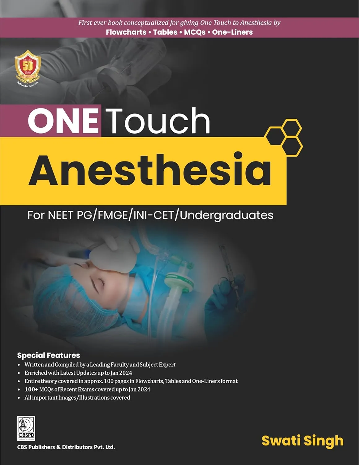 One Touch Anesthesia For Neet Pg/Fmge/Ini-Cet/Undergraduate | Paperback
