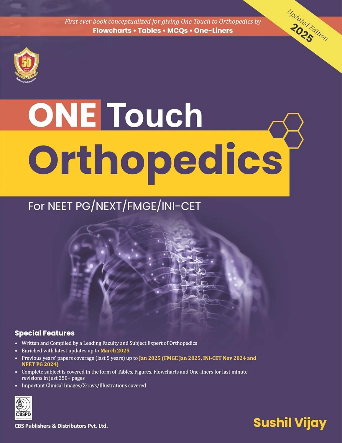 One Touch Orthopedics For Neet Pg Next Fmge Ini Cet (Pb 2025)