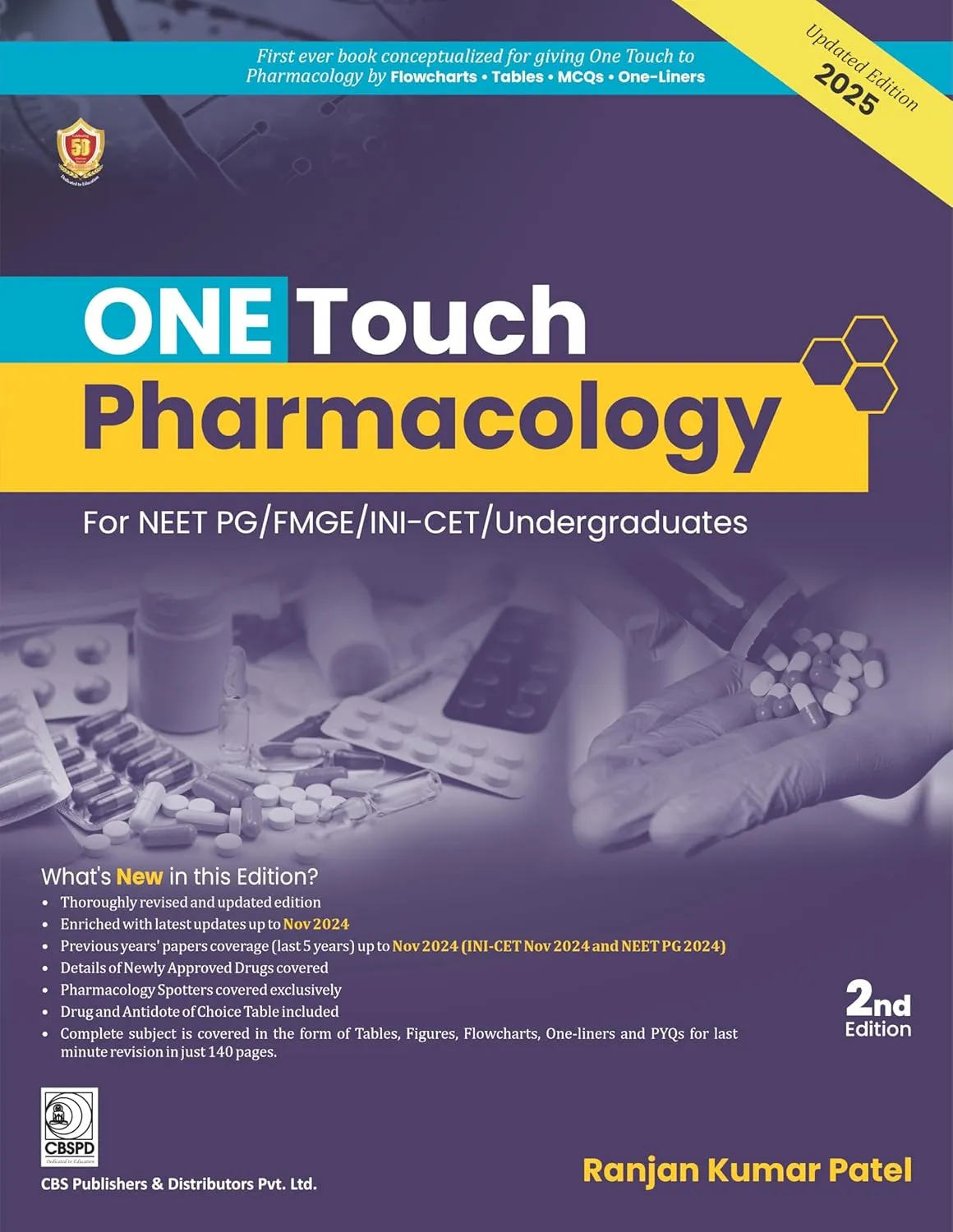 One Touch Pharmacology For Neet PG FMGE INI Cet Undergraduates | 2nd Edition | Paperback