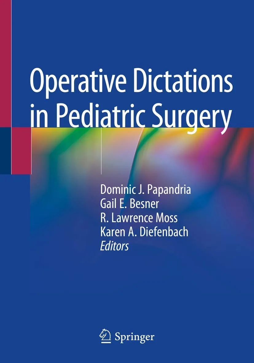 Operative Dictations In Pediatric Surgery | Paperback