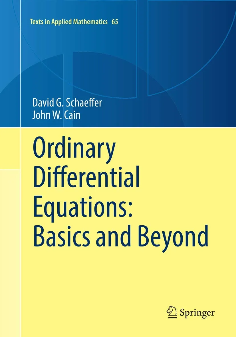Ordinary Differential Equations Basics And Beyond | Paperback