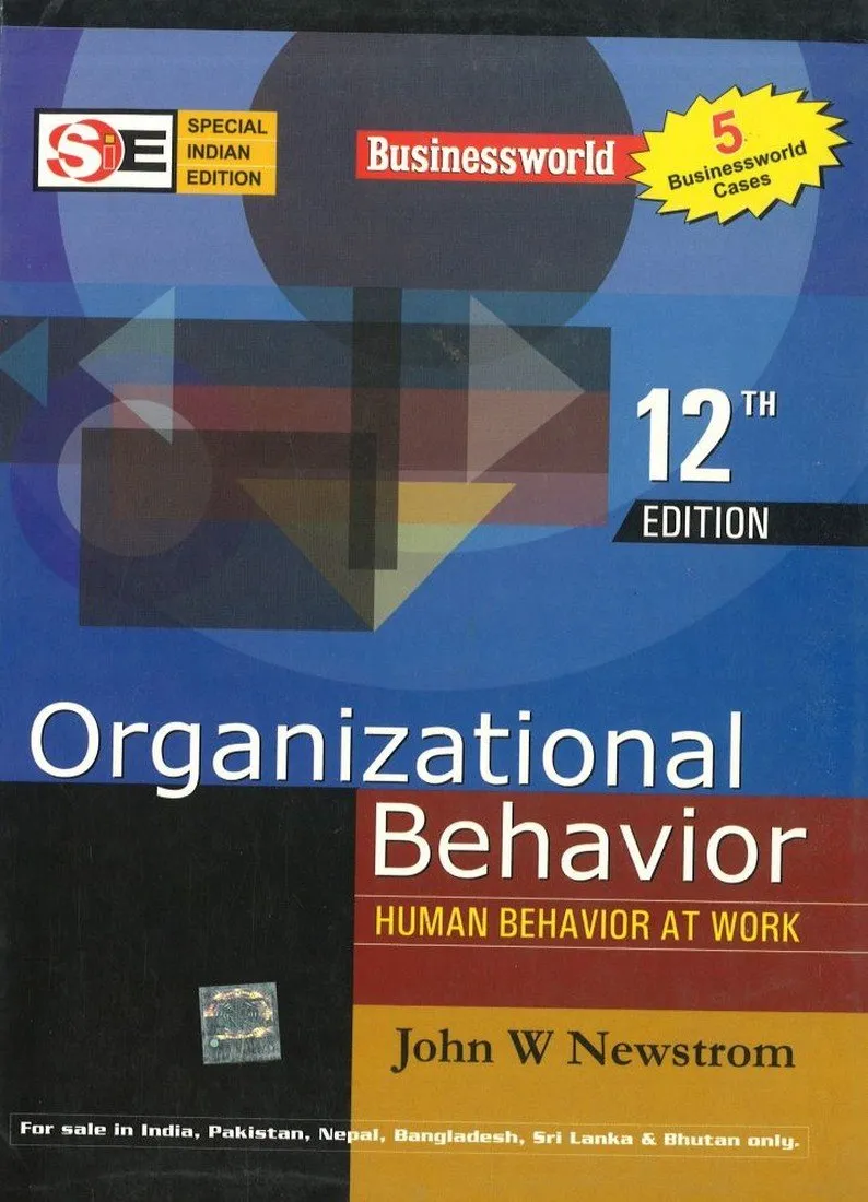 Organizational Behavior Human Behavior At Work | 12nd Edition | Paperback