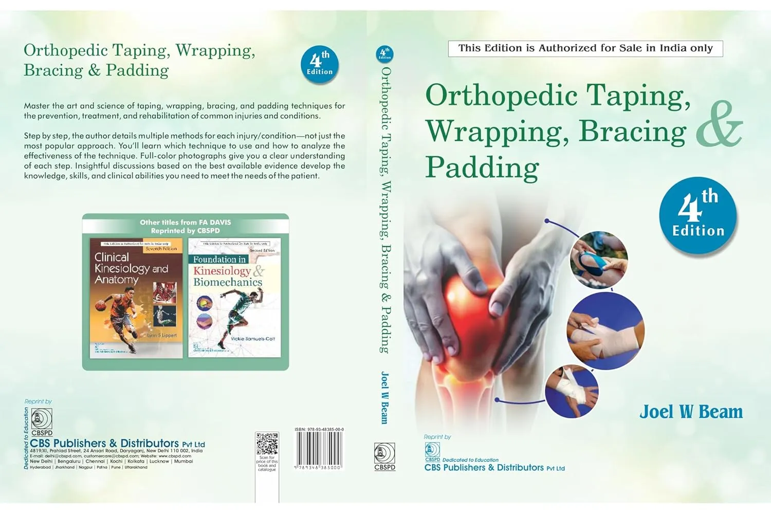 Orthopedic Taping Wrapping Bracing And Padding | 4th Edition | Paperback