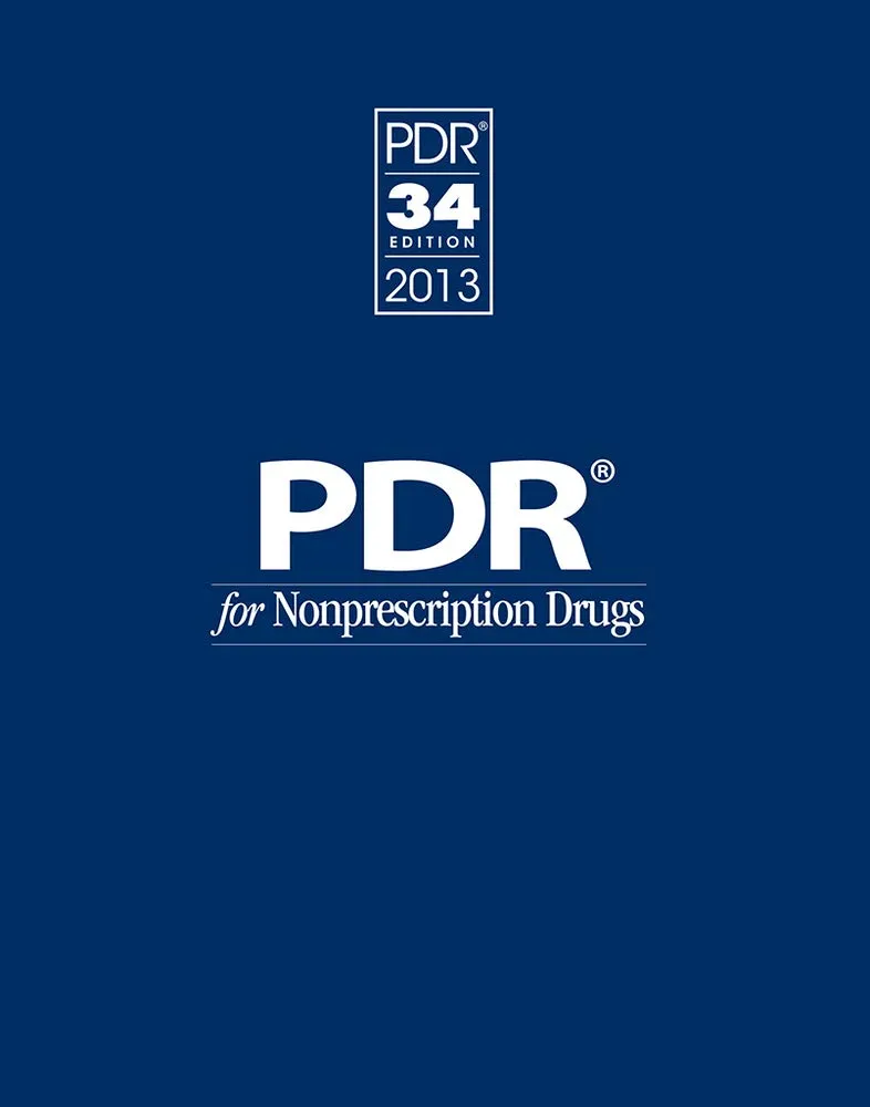 PDR For Nonprescription Drugs | 34th Edition | Hardcover