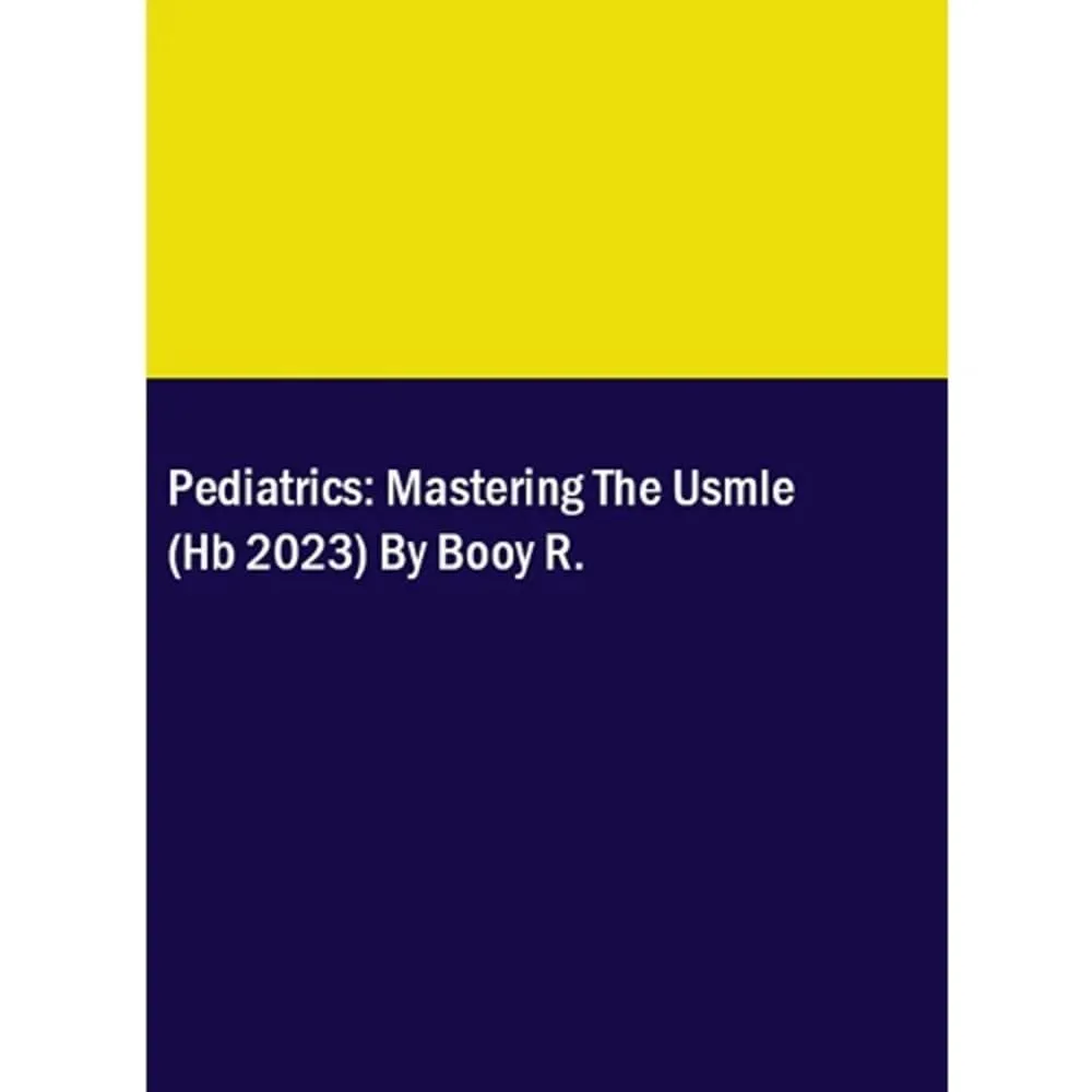 Pediatrics Mastering The Usmle | Hardcover