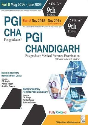 PGI Chandigarh Postgraduate Medical Entrance Examination Self-Assessment and Review | 9e | 2 Volume Set | Paperback