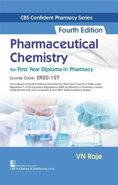 Pharmaceutical Chemistry For First Year Diploma In Pharmacy 4th Edition | Paperback