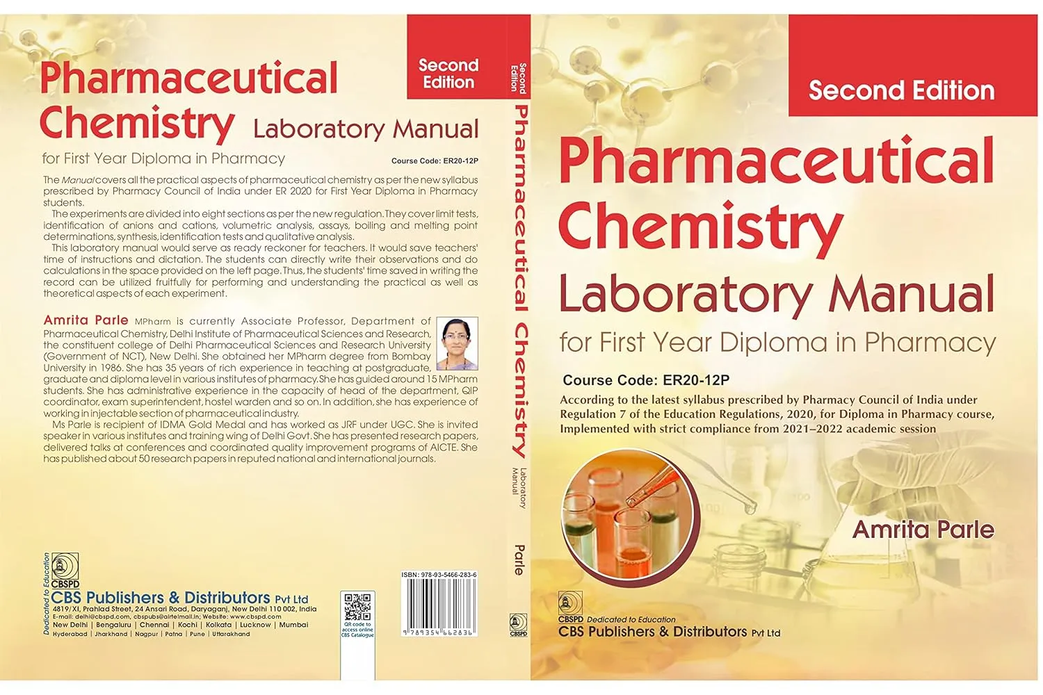Pharmaceutical Chemistry Laboratory Manual For First Year Diploma In Pharmacy 2nd Edition | Paperback