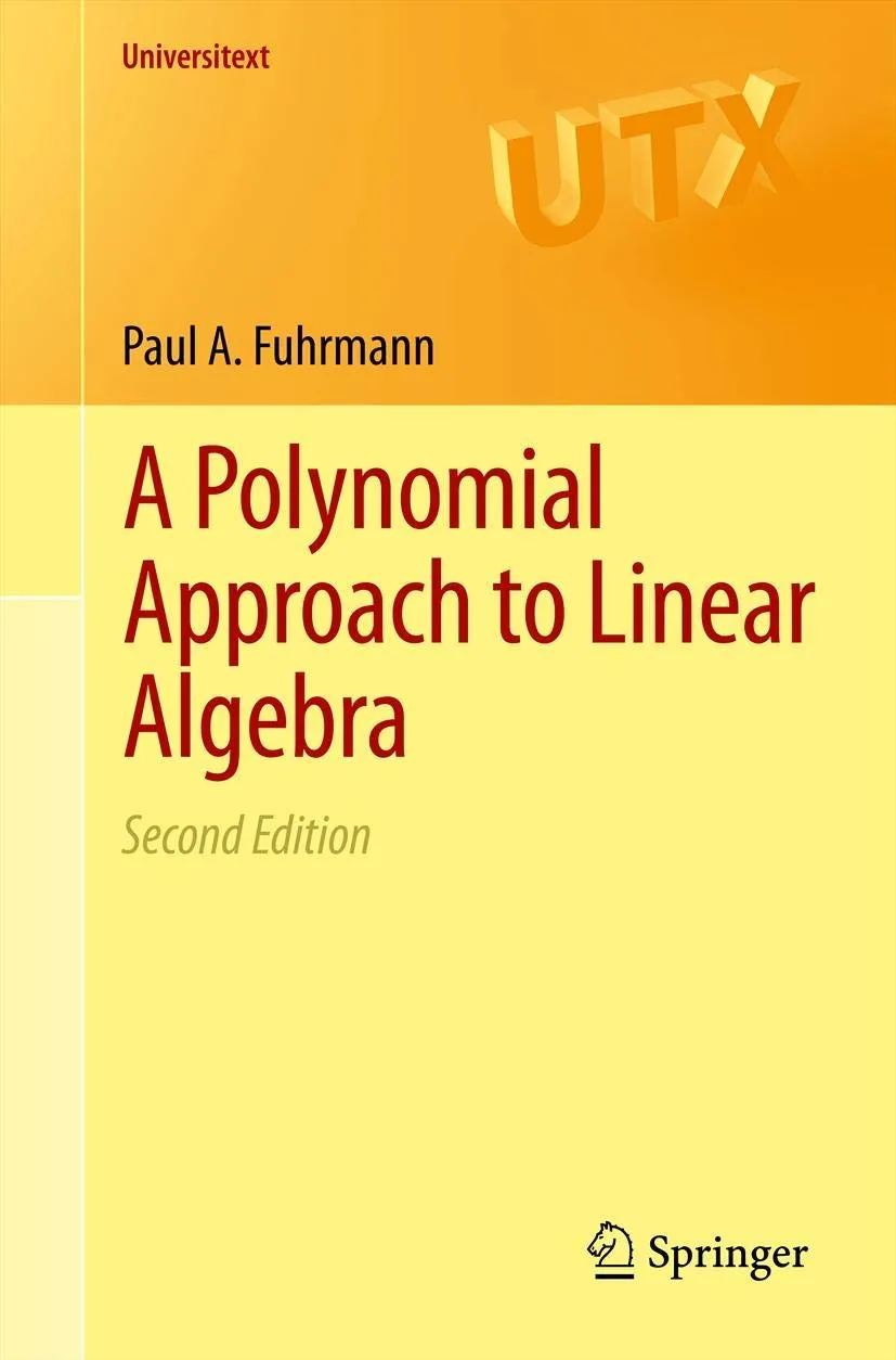 A Polynomial Approach To Linear Algebra 2nd Edition | Paperback