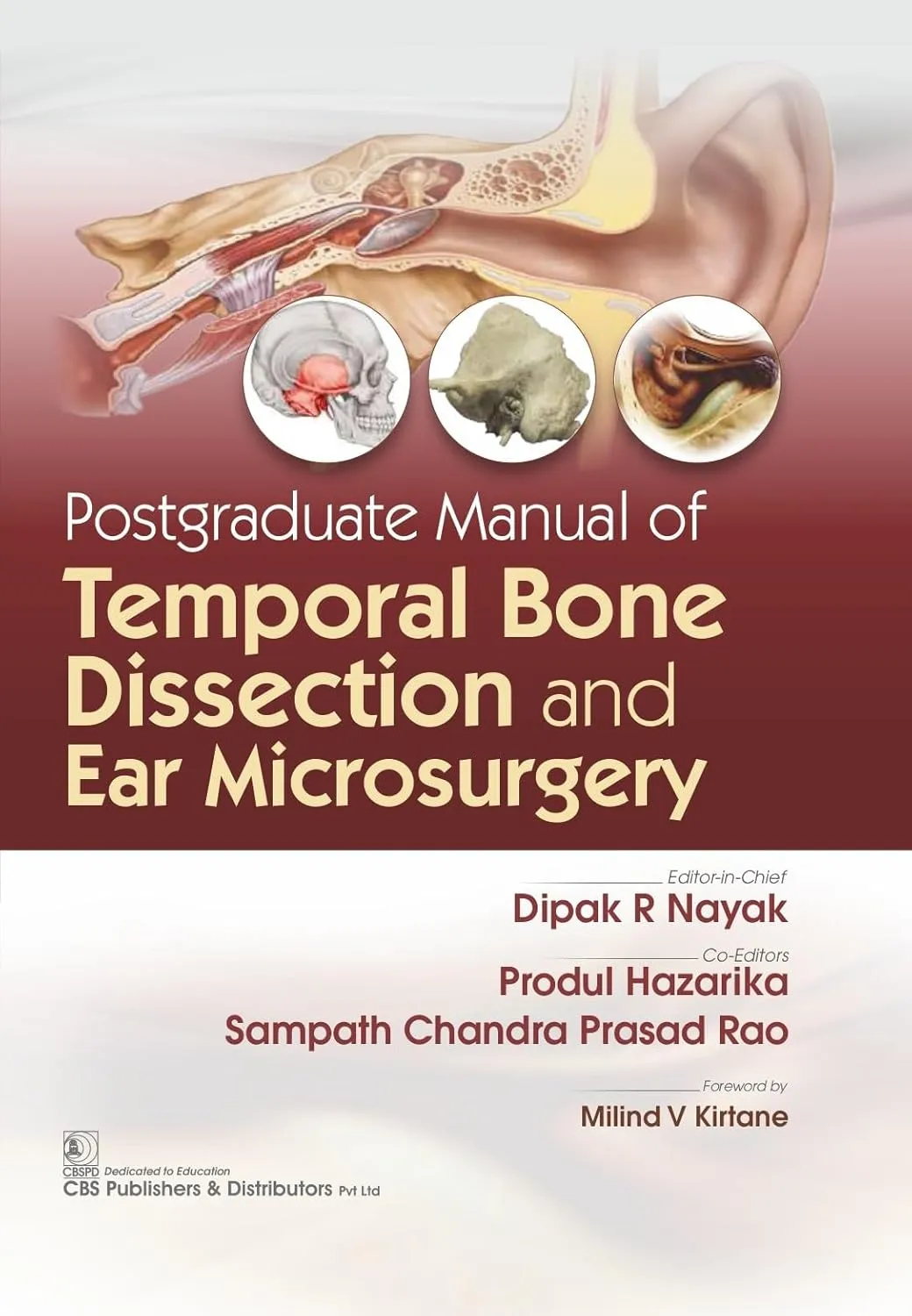 Postgraduate Manual Of Temporal Bone Dissection And Ear Microsurgery | Hardcover