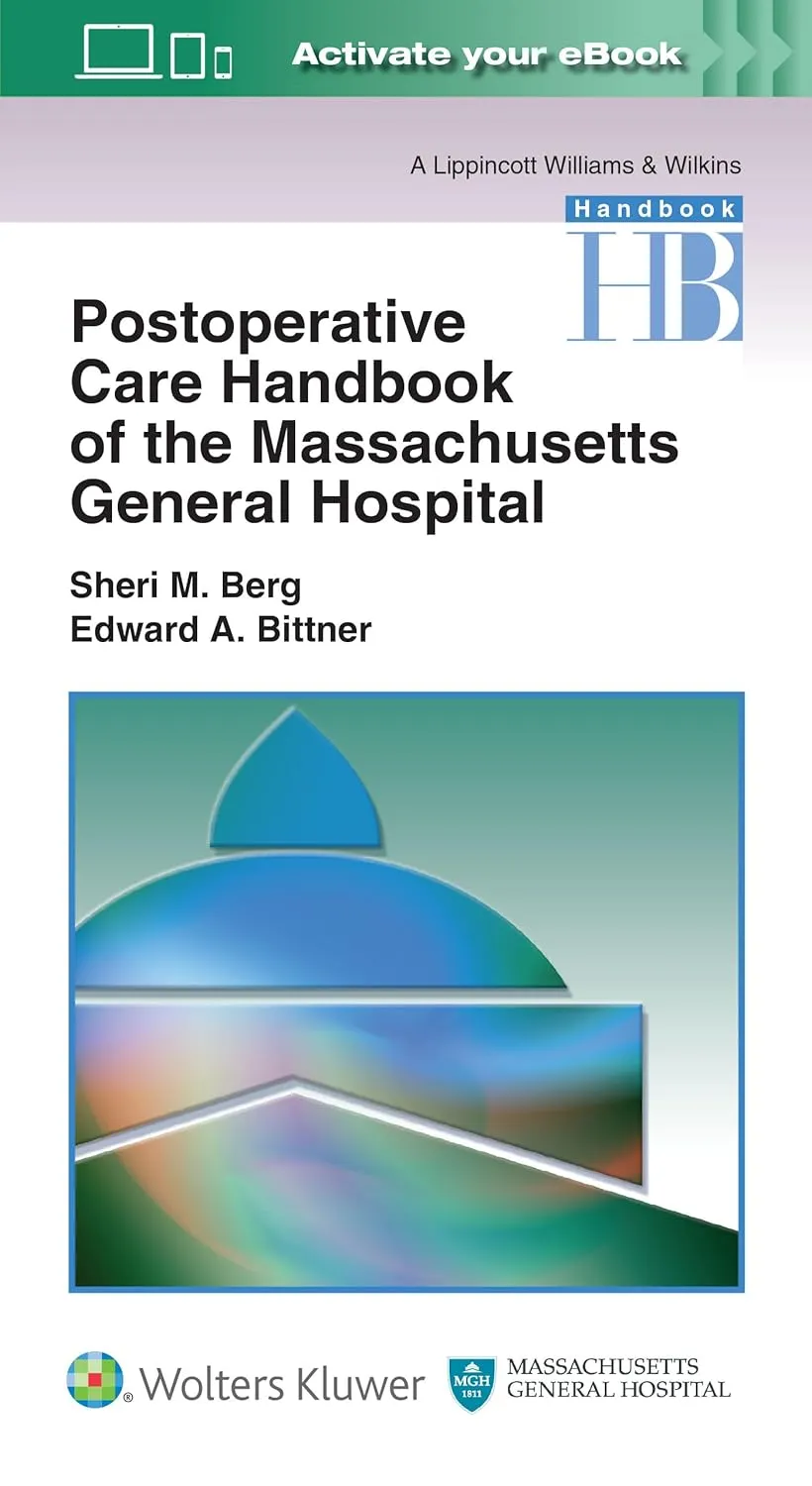 Postoperative Care Handbook of the Massachusetts General Hospital | Paperback