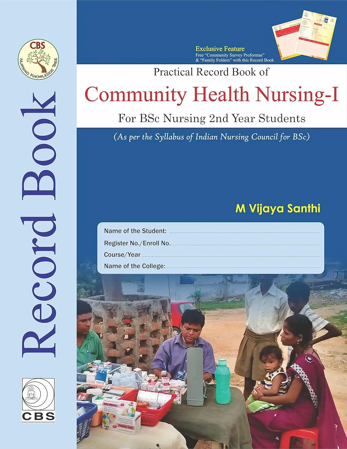 Practical Record Book of Community Health Nursing-I For BSc Nursing 2nd Year Students | Hardcover