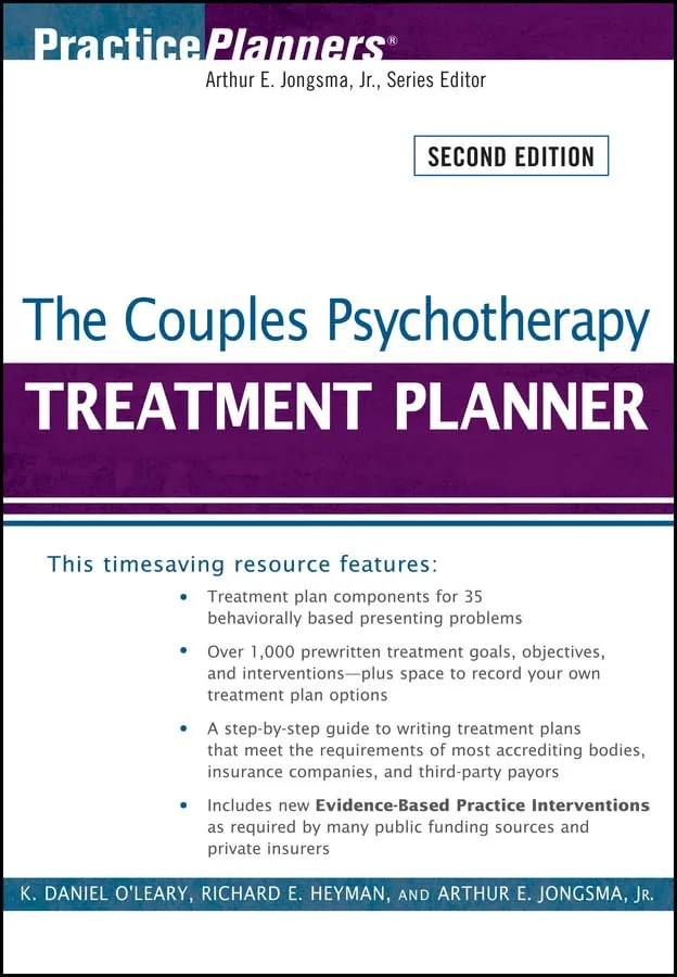 Practice Planners The Couples Psychotherapy Treatment Planner | 2nd Edition | Paperback