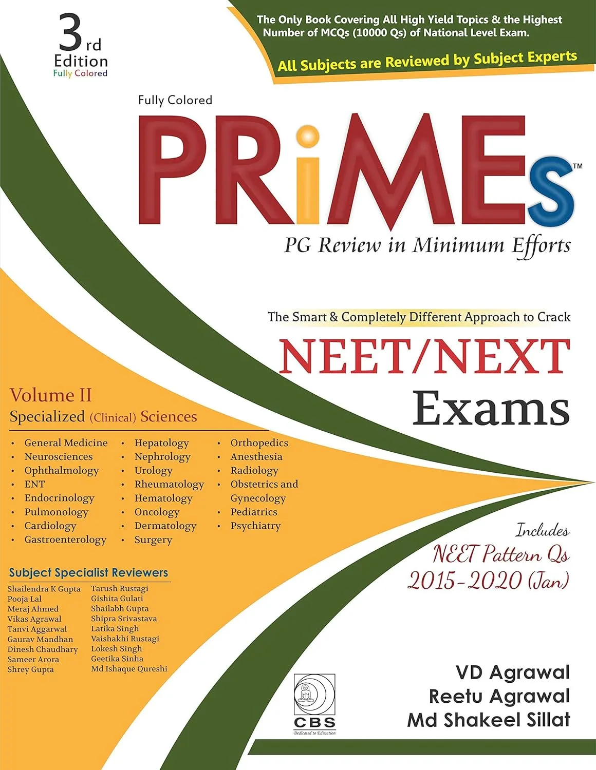 Primes PG Review In Minimal Efforts Vol 2 Clinical Science | Third Edition The Smart and Completely Different Approach to Crack NEET Next Exams | Paperback