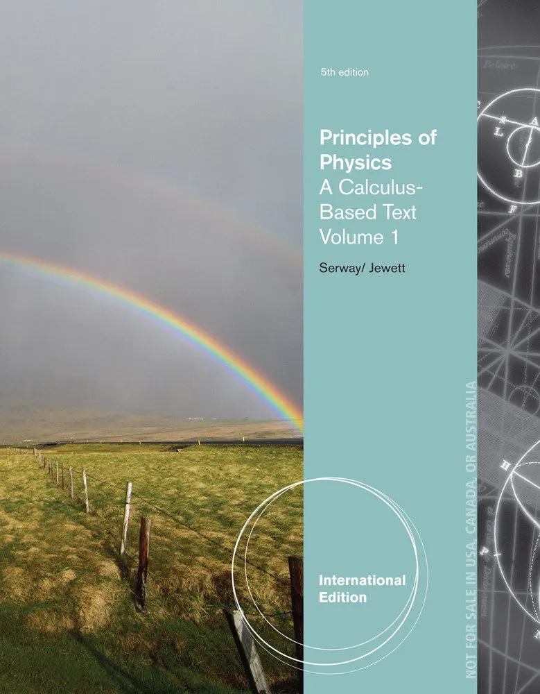 Principles of Physics A Calculus Based Text | 5th Edition Vol 1 | Paperback