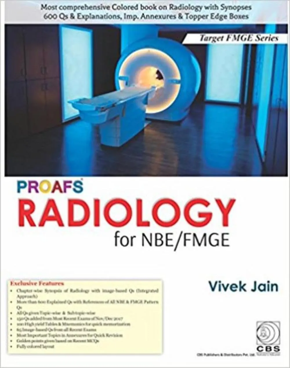 Proafs Radiology For Nbe Fmge Target Fmge Series | Paperback