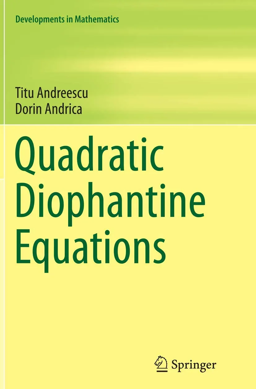 Quadratic Diophantine Equations | Paperback