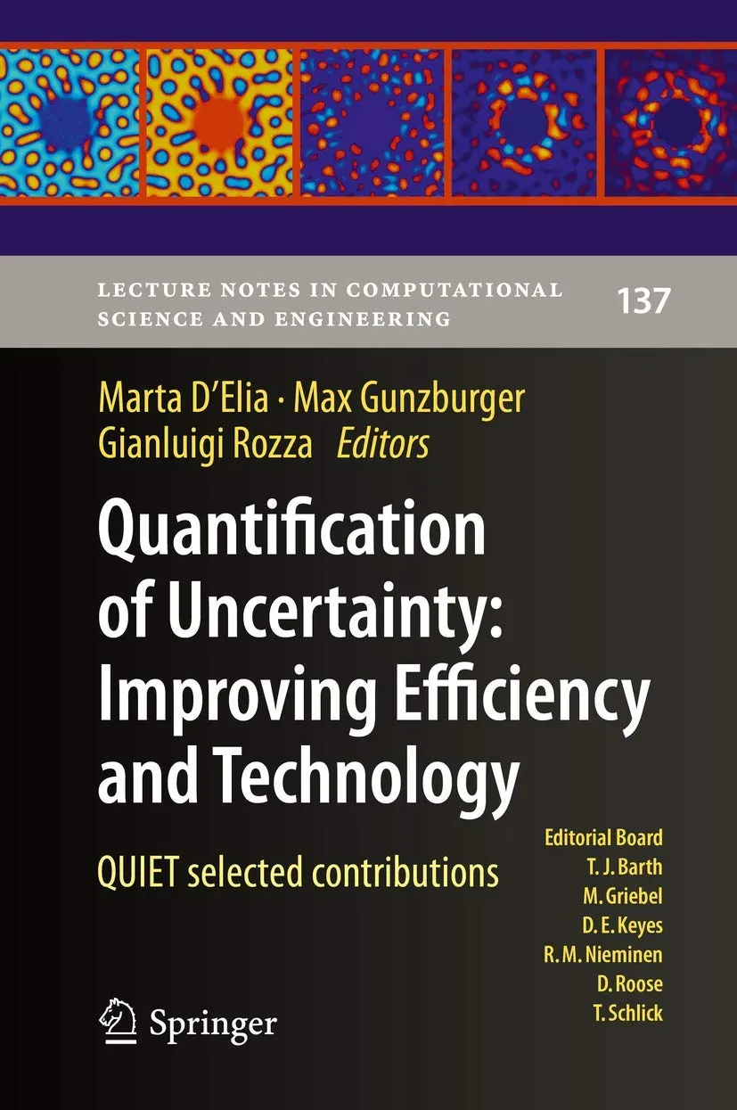 Quantification Of Uncertainty Improving Efficiency And Technology Quiet Selected Contributions | Hardcover